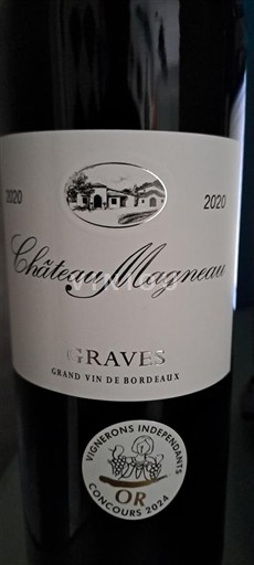 Bordeaux Graves Château Magneau 2020