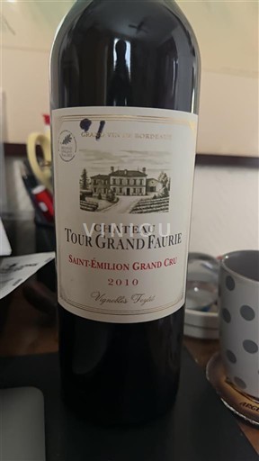 Bordeaux Saint-Émilion Grand Cru Grand Cru Château Tour Grand Faurie 2010