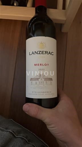 Pobrežní oblast Stellenbosch Lanzerac Merlot 2022