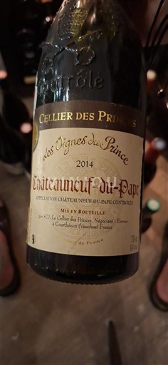 Valle del Ródano Châteauneuf-du-Pape. Cellier des Princes Les Vignes du Prince 2014