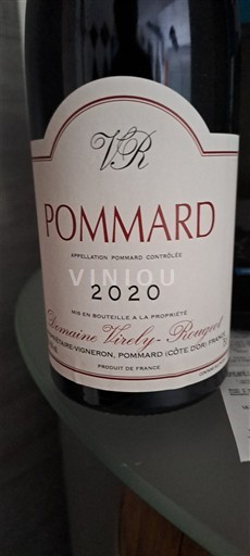 Borgoña Pommard Domaine Virly-Rougeot 2020