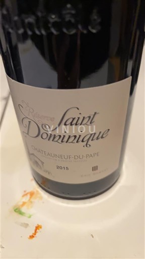Valle del Ródano Châteauneuf-du-Pape. La Pierre Saint Dominique 2018