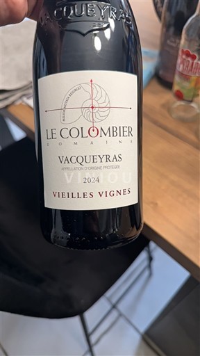 Rhônevallei Vacqueyras Le Colombier Vieilles Vignes 2024