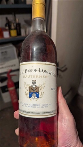 Bordeaux Sauternes Château Bastor-Lamontagne Crédit Foncier 1988
