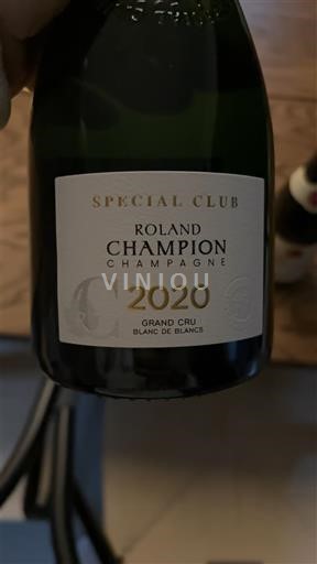 Champagne Grand Cru Roland Champion Special Club 2020