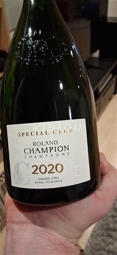 Шампань Шампанське Grand Cru Roland Champion Special Club 2020