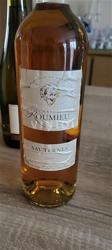 Bordeaux Sauternes Château Roumieu 2009