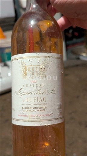 Bordeaux Loupiac Château Miqueu Bel Air 1993