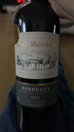 Bordeaux Cour de Mandelotte Grande 2015