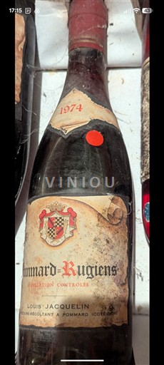 Bourgogne Pommard Louis Jacquelin Pommard-Rugiens 1974