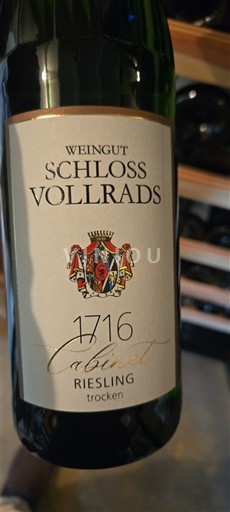 Rheingau Schloss Vollrads 1716 Kabinett 2020