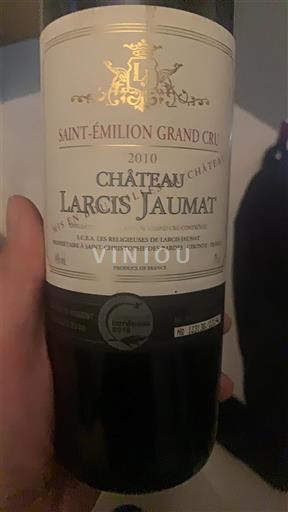 Bordeaux Saint-Émilion Grand Cru Grand Cru Château Larcis Jaumat 2010