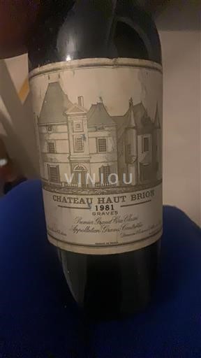 Bordeaux Pessac-Léognan Grand Cru Château Haut-Brion 1981