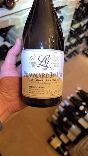 Bourgogne Không được chỉ định Premier Cru Lucien Le Moine Les Grands Epenots 2017