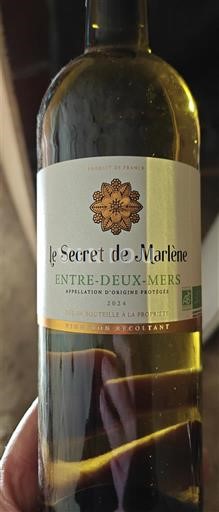 Bordeaux Entre-deux-mers Le Secret de Marlène 2021