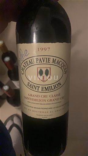 Bordeaux Saint-Émilion Grand Cru Grand Cru Château Pavie Macquin 1997
