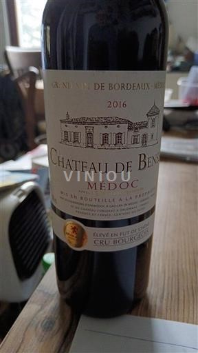 Bordeaux Médoc Cru Bourgeois Château Bensse 2016