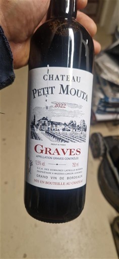 Bordeaux Graves Château Petit Mouta 2022