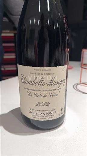 Bourgondië Chambolle-Musigny Daniel Antonin En Crêt de Vaux 2022