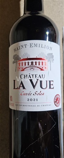 Bordeaux Saint-Émilion Château La Vue Solea 2021