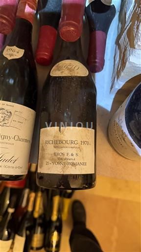 Borgogna Richebourg Grand Cru Gros F. & S 1970
