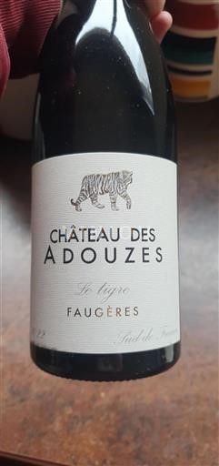 Languedoc Faugères Château Des Adouzes Le Tigre Neročník