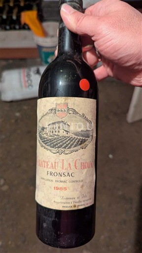 Bordeaux Fronsac Château La Croix 1985