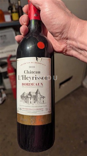 Bordeaux Château L'Heyrisson 2010