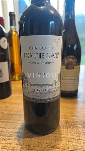Bordeaux Lussac-saint-émilion Château Courlat 2012