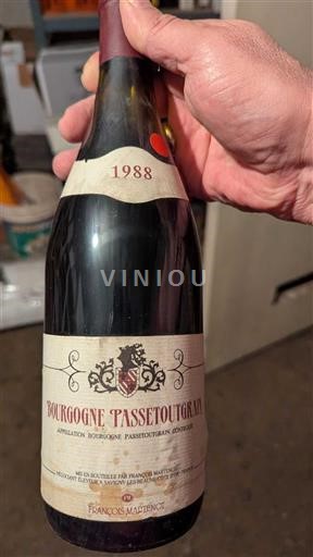 Bourgondië Bourgogne-passetoutgrain François Martenot 1988