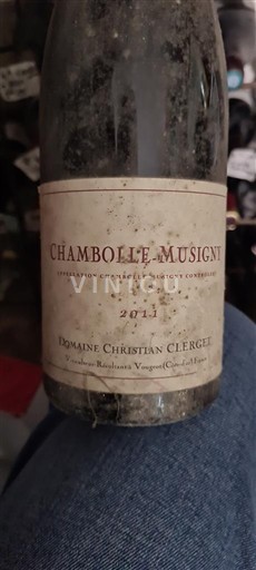 Bourgogne Chambolle-Musigny Domaine Christian Clerget 2011
