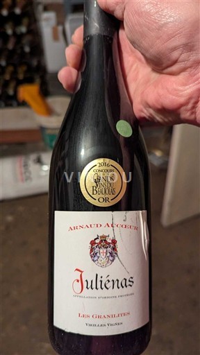 Beaujolais Juliénas Arnaud Aucoeur Les Granilites Vieilles Vignes 2015