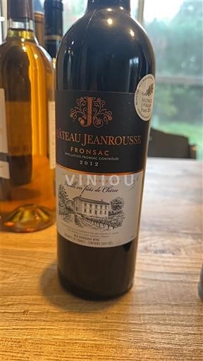 Bordeaux Fronsac Château Jeanrousse 2012