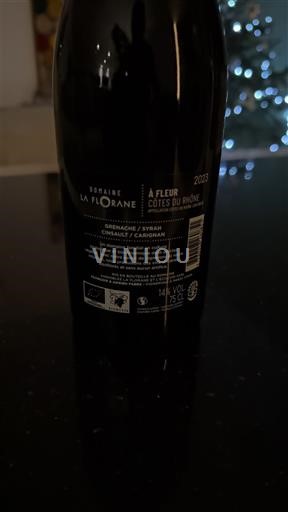 Vallée du Rhône Côtes-du-rhône Domaine La Florane À Fleur 2023