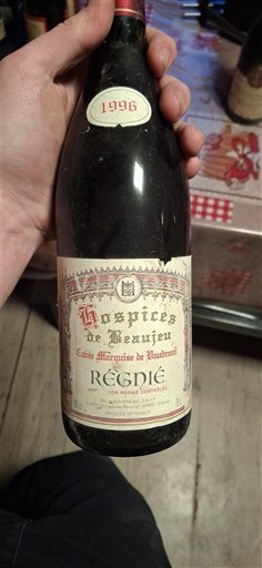 Beaujolais Régnié Hospices de Beaujeu Marguerite de Vandeland 1996