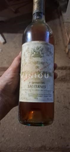 Bordeaux Sauternes Premier Cru Château Rayne Vigneau 1985