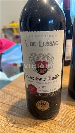 Bordeaux Lussac-saint-émilion L de Lussac Grande 2009
