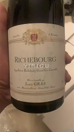Borgogna Richebourg Grand Cru Louis GRAS Senza annata