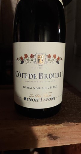 Beaujolais Côte-de-brouilly Benoit Lafont Les Griottes 2024