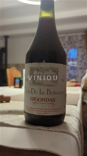 Rhônen laakso Gigondas Clos de la Boissière Ei vuosikertaa