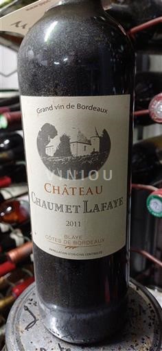 Burdeos Côtes de Blaye Château Chaumet Lafaye 2011