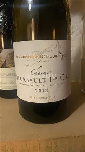 Borgoña No especificado Premier Cru Christophe Violot-Guillemard Charmes 2012