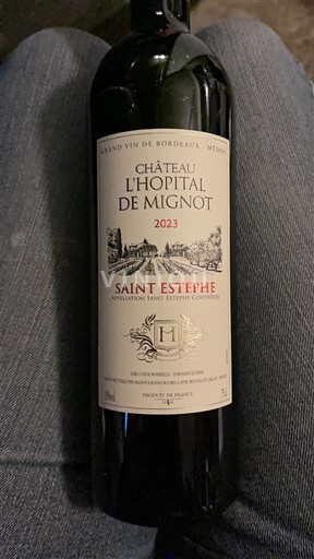 Bordeaux Saint-Estèphe Château L'Hopital de Mignot 2023