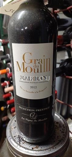 Sudoeste Madiran Grain du Moulin Sélection Prestige 2012