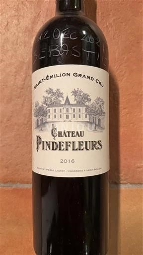Burdeos Saint-Émilion Gran Cru Grand Cru Château Pindefleurs 2016