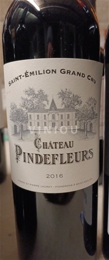 Bordeaux Saint-Émilion Grand Cru Grand Cru Château Pindefleurs 2016