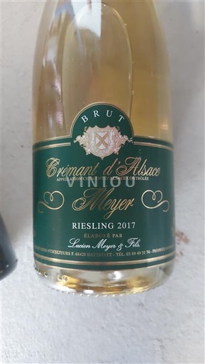Alsace Crémant d'Alsace Meyer Riesling 2017