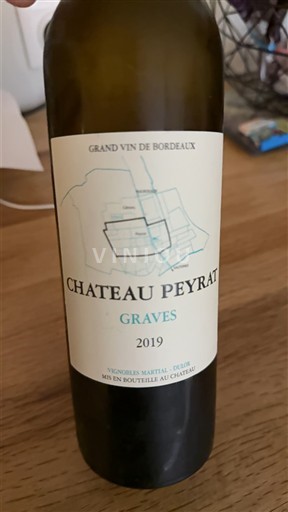 Bordeaux Graves Château Peyrat 2019