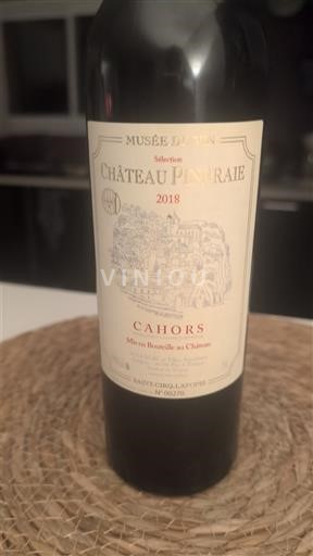 Sud-Ovest Cahors Château Pineraie Musée du Vin Sélection 2018