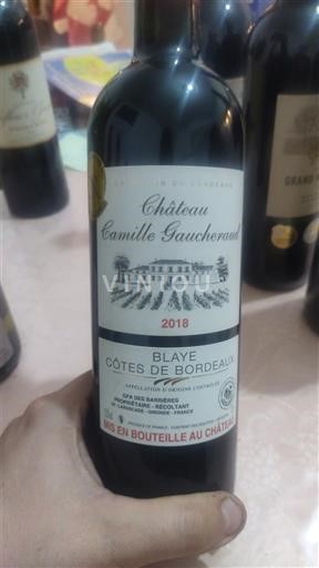 Bordeaux Blaye-Côtes-de-Bordeaux Château Camille Gaucheraud 2018